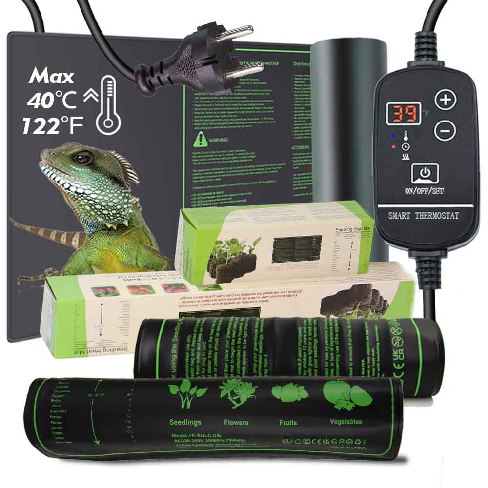 Seedling Heat Mat - Bantalan pemanas tanaman 7-100W, tikar panas