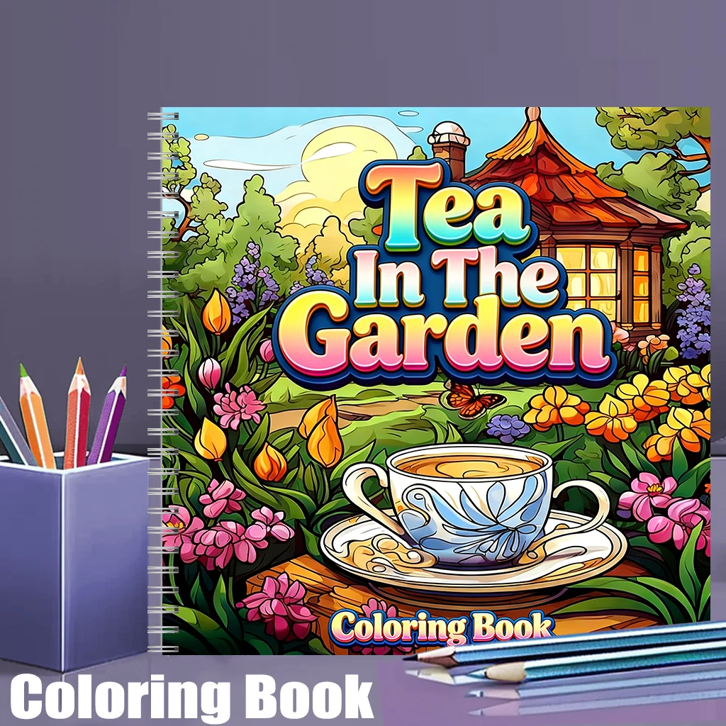 Farming And Agriculture - Buku Mewarnai Tea In The Gardens