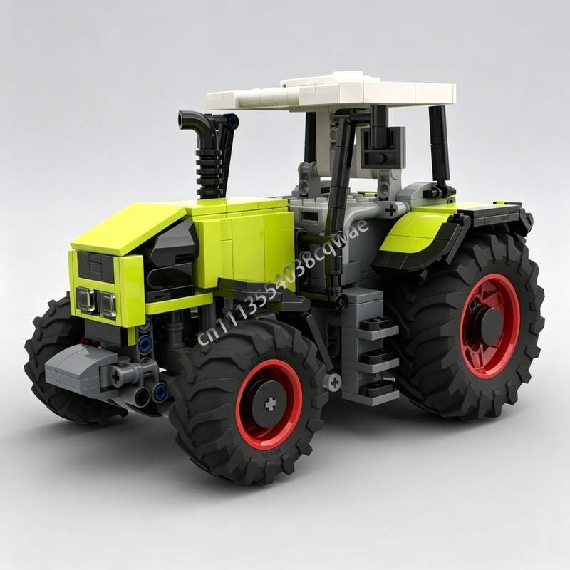 Agriculture Farming Education - 658PCS Model Traktor Pertanian Technic MOC
