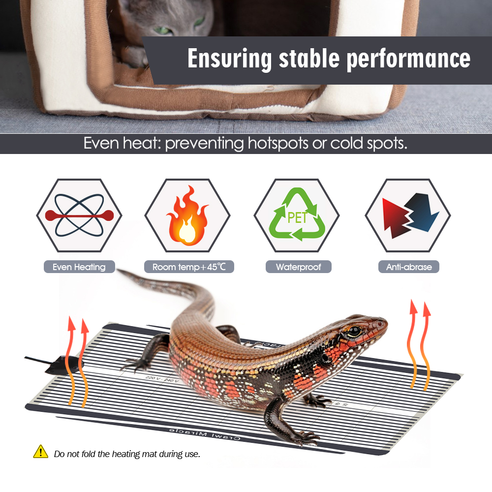 Matras pemanas reptil Graphene - Seedling Heat Mat ulasan dan harga