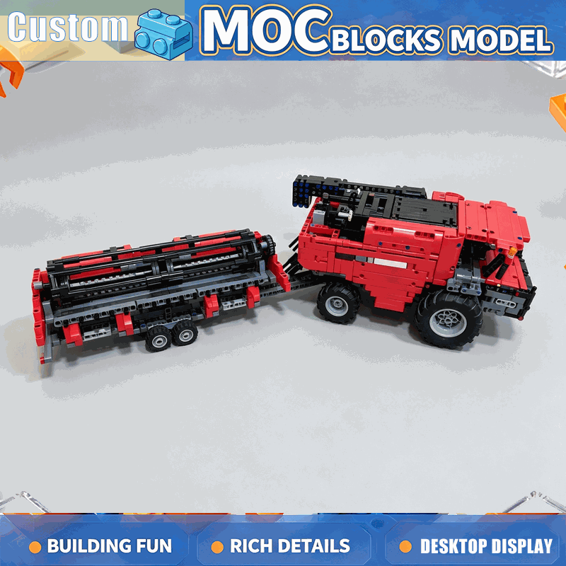 1955PCS Blok Bangunan Mesin Pa - Agriculture Farming Education ulasan dan harga