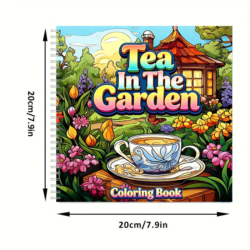 Buku Mewarnai Tea In The Garde - Farming And Agriculture ulasan dan harga